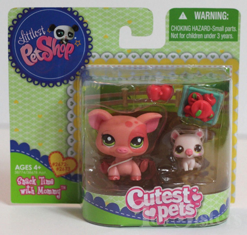 Lot De Figurines Littlest Pet Shop (LPS) - 6 Animaux : 1055, 2459, 2672, 1637, 1024, 483