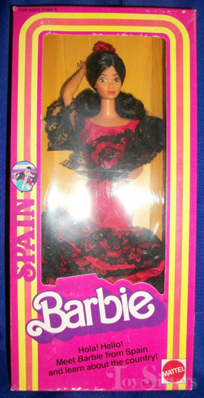Barbie with a spanish 