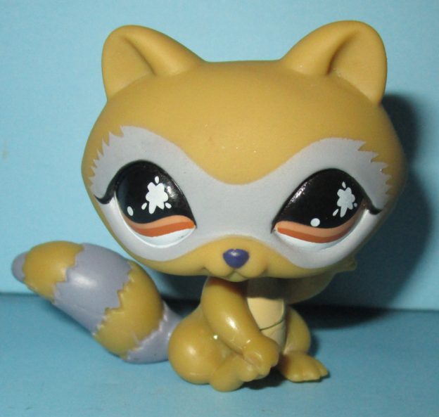 Figurine Littlest Pet Shop LPS #1682 Raton Laveur (raccoon) - Occasion, Collection Hasbro