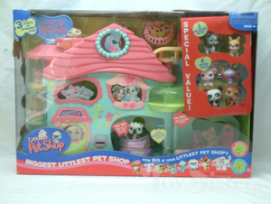 Figurine Littlest Pet Shop LPS Cochon #87 / 305 - Version Monopoly V1 Hasbro - Occasion