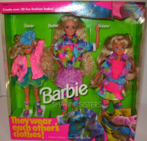 Barbie 1991 Sharin' Sisters Fabriqué en Malasie* • EUR 212,50
