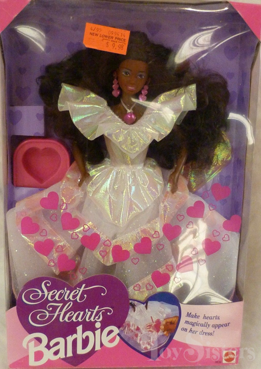 Barbie 1992 Secret Hearts – Mattel, Collector Avec Accessoires (neuve)