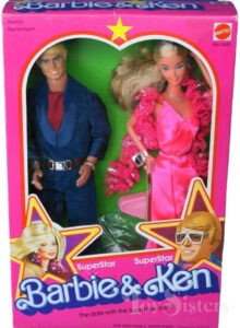 9720 Barbie Superstar Taïwan Vintage Mattel 1976 & Lot Vêtements