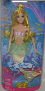 2007 Barbie Sea Pixies Mermaid Yellow - Toy Sisters