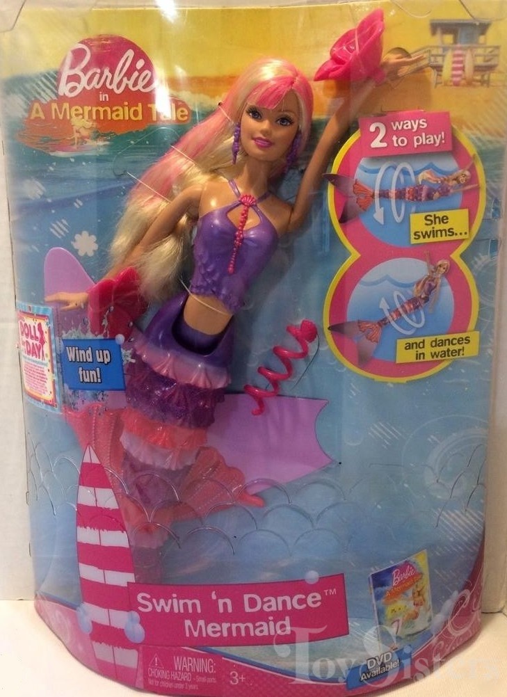 2009 Mermaid Tale Swim Dance Barbie Toy Sisters