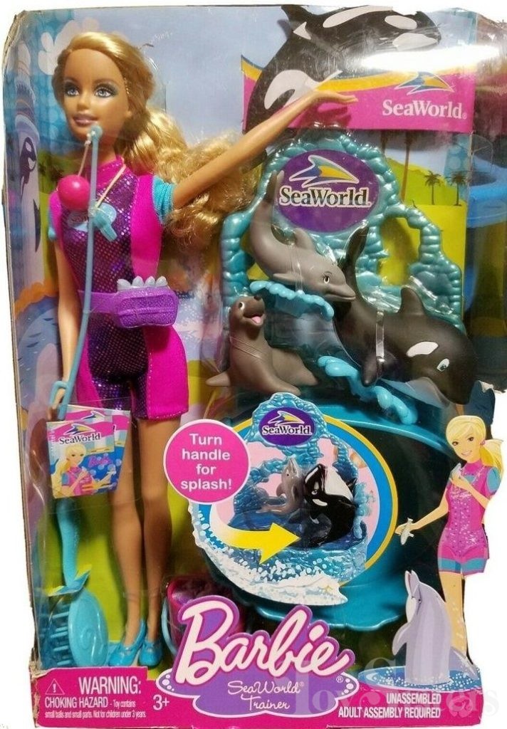2008/2009 I Can Be Seaworld Trainer Barbie - Toy Sisters