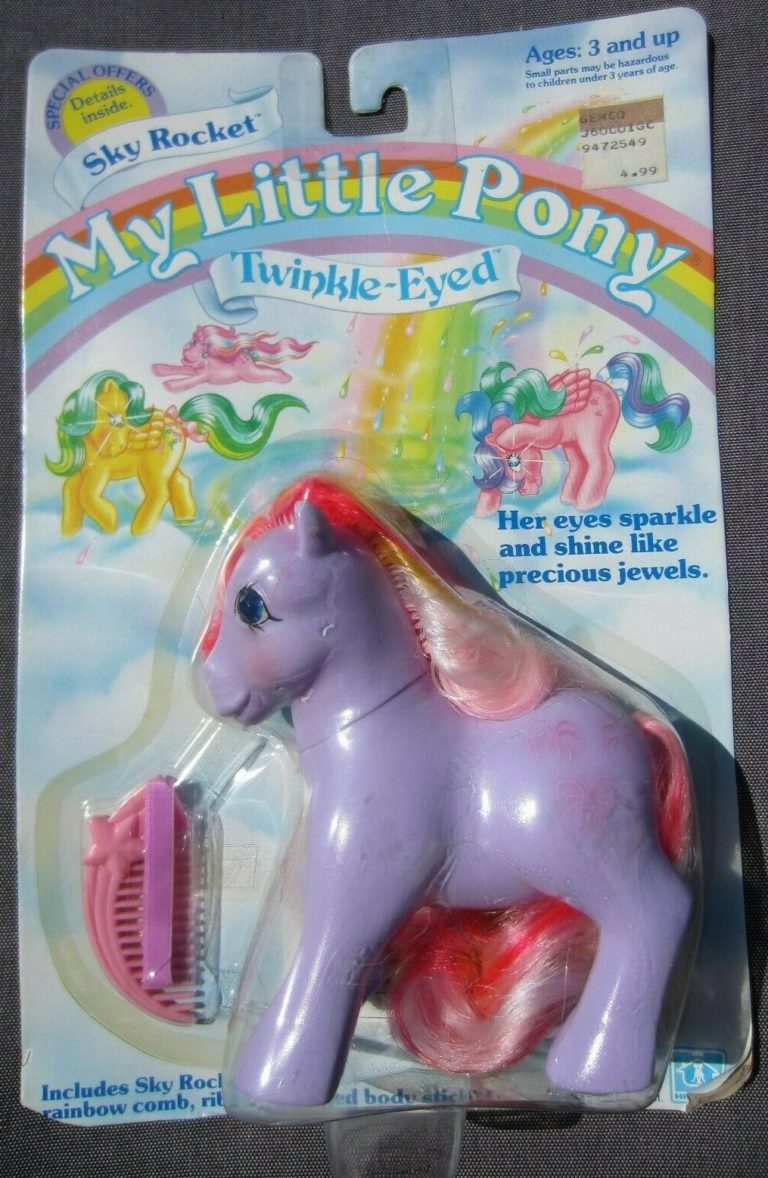 My Little Pony Vintage 1985 G1 Sky Rocket Ponies Twinkle Eyes