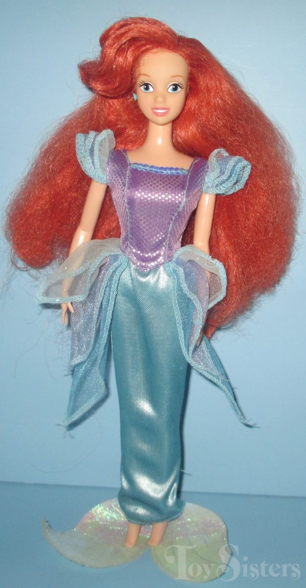 Disney Store Little Mermaid Talking Magic Princess Ariel Doll (w