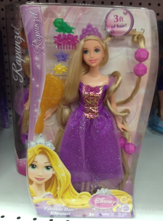 Disney Mattel Tangled Fairytale Hair Rapunzel Doll Toy Sisters