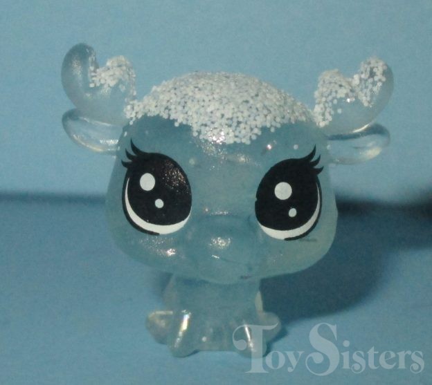 Littlest Pet Shop Frosted Wonderland Pet Friends - 7 Blue Glitter Pets, Ages 4+
