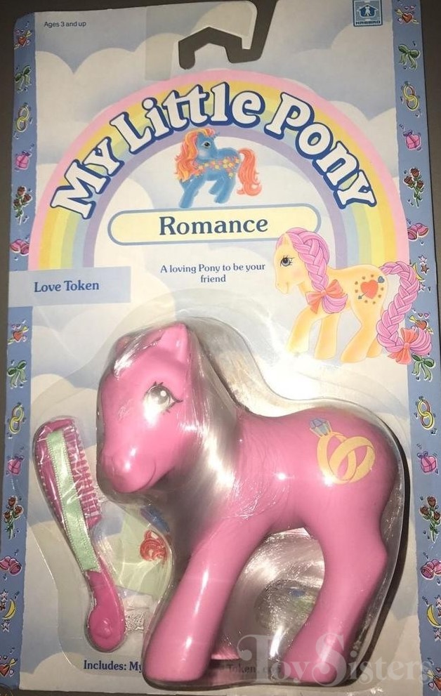 Vintage My Little Pony Romance Ponies Love Token Toy Sisters