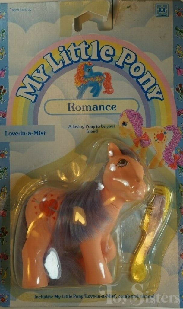 Vintage My Little Pony Romance Ponies Love In A Mist Toy Sisters