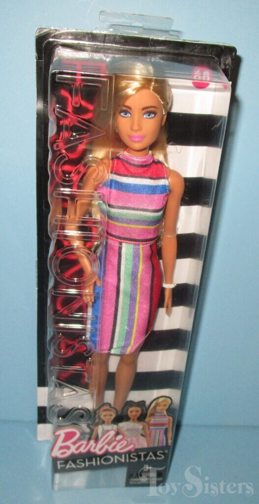 Barbie Mattel Barbie Fashionistas Doll 68 Candy Stripes Toy Collectibles 