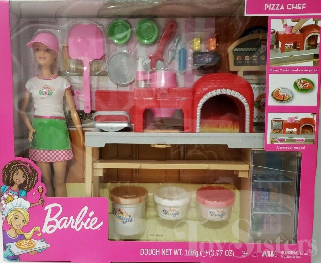 Mattel Barbie Pizza Chef Doll and Playset for sale online FHR09 