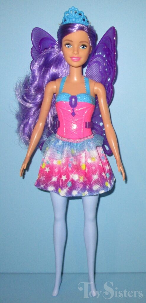 2020 Dreamtopia Fairy Purple Hair Barbie (GJK00) - Toy Sisters