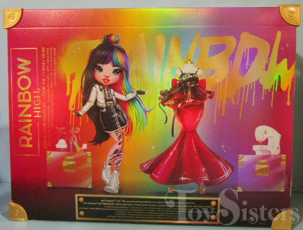 Rainbow High Collector Fashion Doll JETT DAWSON - Met veel gekleurd haar & Tijdelijke editie verpakking - 28cm/11 - Inclusief outfit, accessoires & meer - Perfect cadeau voor kinderen van 6 jaar