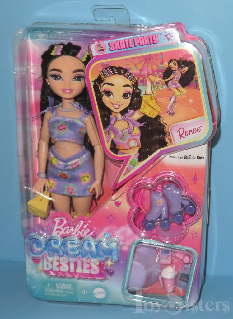 2025 Barbie Dream Besties Roller Skating Renee (JFX99) - Toy Sisters